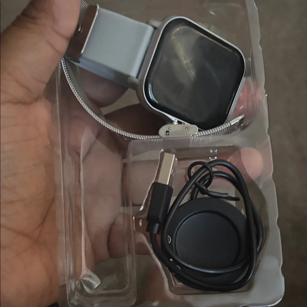 Two band Smartwatch with multiple features. Brand new hasn’t been use.